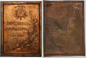 O1228 Rare Fonte 8 CM Epreuve Auteur Ch. Pillet Concours Lepine 1912 5/5