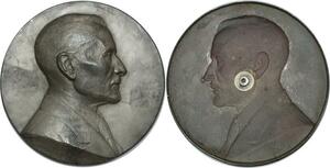 O1235 Rare Fonte 12 CM Epreuve Auteur Ch. Pillet Pierre Nobecourt 1939 silver