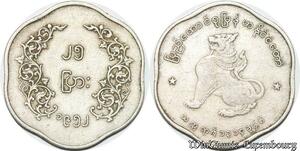 S8006 Burma 28 Pyas 1952 -> Faire Offre