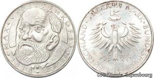S8184 Allemagne 5 Mark Pettenkofer 1968 D Argent Silver SPL FDC - Faire Offre 