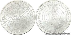 S8192 Allemagne 5 Mark 1973 Argent Silver SPL FDC - Faire Offre 