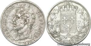 S8220 Fausse ? France  5 Francs Charles X 1827 W Lille Argent Silver - Faire Offre 