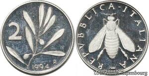 S8322 Vatikan Italy 2 Lire Roma 1994 BE Proof 8500 minted -> Make Offer