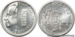 S8448 Espagne 1 Peseta Juan Carlos I 1992 FDC UNC -> Make Offer