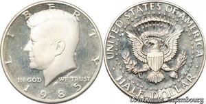 S8552 USA Half Dollar Kennedy 1985 S Unc -> Make Offer