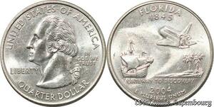 S8564 USA Quarter Dollar whashington 1845  FDC BU -> Make Offer