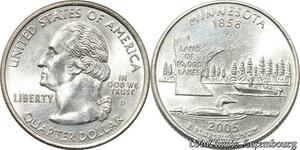 S8565 USA Quarte Dollar Whashington 1858 FDC BU -> Make Offer