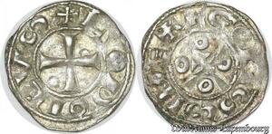 S8685 France Comté Du Périgord Obole Angoulême Louis IV D'Outremer Argent 