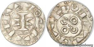 S8706 France Denier Ramvnds Naidona Languedoc - Comté de Melgueil -  Argent SUP 