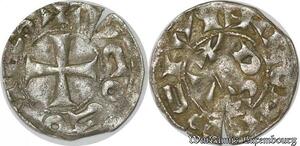 S8728 France Denier Languedoc Comté Rodez Hugues II III Vgo Comes - Rodes Civi Argent 