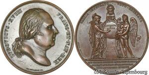 S8764 France Médaille Retour cendres Napoléon aux Invalides Pouat 1844 Montagny 