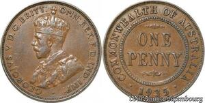 S8845 Australia Penny George VI 1935 AU !->Make offer