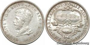 S8855 Australia Florin Opening of Parliament House, Canbea George V 1927 UNC
