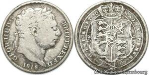 S8970 Great Britain 6 Pence GeorgeIII 1816 Argent Silver ->Make offer