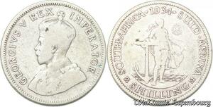 S8983 South Africa Shilling George V 1934 Argent Silver ->make offer