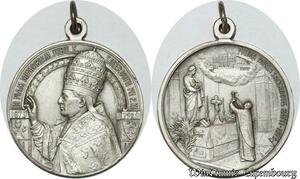 S9002 Vatican Medaglia Pivs Pio XI Piam Memoriam Jubileum 1879 1929 Prima Missa