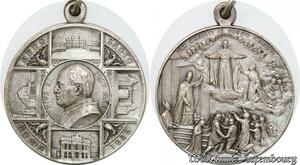 S9018 Vatican Medaglia Papal Pivs XI Anno santo Roma 1925 Silvered