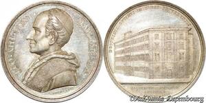 S9037 Medaglia Vatican Leo XIII 1897 Fondazione del Collegio Leoniano FDC