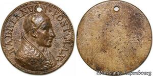 S9097 Medaglia Medal Vatican Pope Hadrianvs I Pont Max Christ uniface