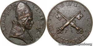 S9100 Medaglia Medal Papal Pope Ioannes VI Pont Max Christ Keys Clés 