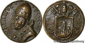 S9111 Medaglia Medal Papal Vatican Pope Vrbanvs VI Pont Max Keys Clés