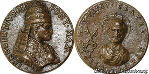 S9112 Medaglia Vatican Pope Innocentivs Innocent IIII St Petrus Claves 