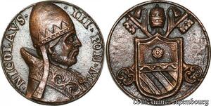 S9129 Medaglia Medal Papal Vatican Pope Nicolavs III Pont Max Keys Clés