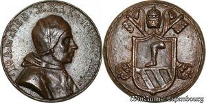 S9135 Medaglia Medal Papal Vatican Pope Ioannes XXII Pont Max Keys Clés