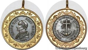 S9153 Medaglia Medal Papal Vatican Pope Leone XIII 1887 Sacerdotio ->M offer