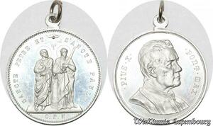 S9156 Medaglia Vatican Pope Pius X Sancte Petre Paule Proof BE ! ->M offer