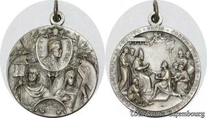 S9160 Medaglia Vatican Pope Pius X Constantin 1912 st Hélène ecclesia 