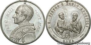 S9168 Medaglia Vatican Pope Leon XIII St Pietro Paolo Apostoli Roma SUP