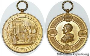 S9206 Medaglia Vatican Pope Leo XIII Annus Sacer Leone Pontifice Max 