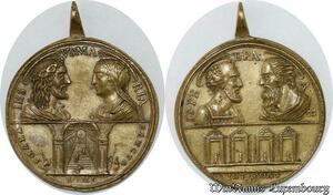 S9236 Medaglia Vatican Pope Sala Sancta Benedetto XIV Anno Santo 1750 SUP !