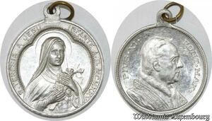 S9245 Médaille Papal Vatican Pius Pie XI Pont Max Roma Teresia Jesus 1925