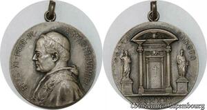 S9274 Médaille Papal Vatican Pius Pie XI Porta Sancta 1925 Silvered