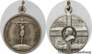 S9290 Médaille Vatican Pie XI Pont Max Anno Jvbilaei Christ 1933-34 Silvered