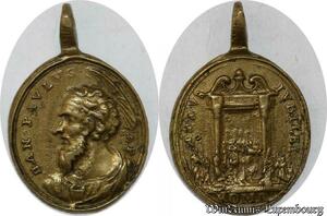 S9294 Rare Plaque Papal Vatican San Pavluvs Anno Jubilee Roma ->Make offer