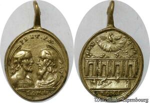 S9296 Rare Médaille Jubilee Petrus Papal Vatican Roma ->Make offer