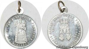 S9307 Médaille Papal Vatican Manosque Priez pour nous FDC ->Make offer