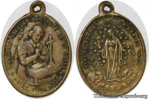 S9310 Médaille Papal Vatican Jean Baptiste de la Salle Priez pour nous