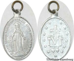 S9313 Médaille Vatican O Marie Concue sans péché nous avons recours à vous