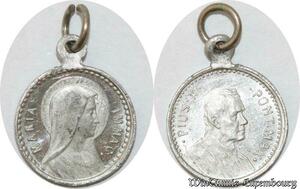 S9338 Médaille Papal Vatican Pie X Pontefice Maria Immaculé ->Make offer