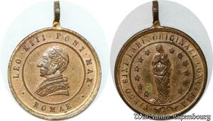 S9355 Médaille Papal Vatican Leo XIII Pont Max Romae SPL ->Make offer