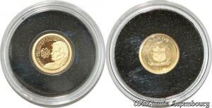 S9453 Rare Samoa 1 Dollar Curie Or Gold PF BE -> Make offer 