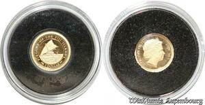 S9468 Rare Fiji 1 Dollar Elizabeth II Piroge 2012 Or Gold PF BE -> Make offer