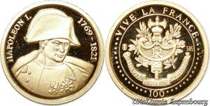 S9490 France Médaille Napoléon Bonaparte 2001 PF BE Or Gold -> Faire Offre 