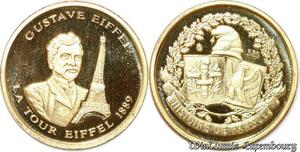 S9495 France Médaille Eiffel Vive la France 2009 PF BE Or Gold -> Faire Offre 