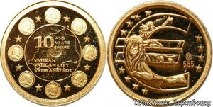 S9510 Allemagne 10 Ans de l'Euro 2009 Or Gold PF BE -> Faire Offre