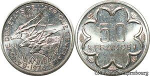 S9629 Afrique centrale 50 Francs Essai Elands Bazor 1976 C FDC -> Faire Offre 